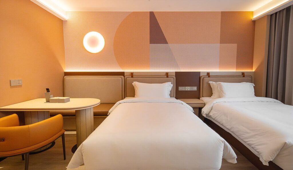 Leston Hotel Studio Twin Room